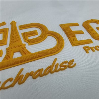 Formowane silikonowe plakietki termotransferowe 3D